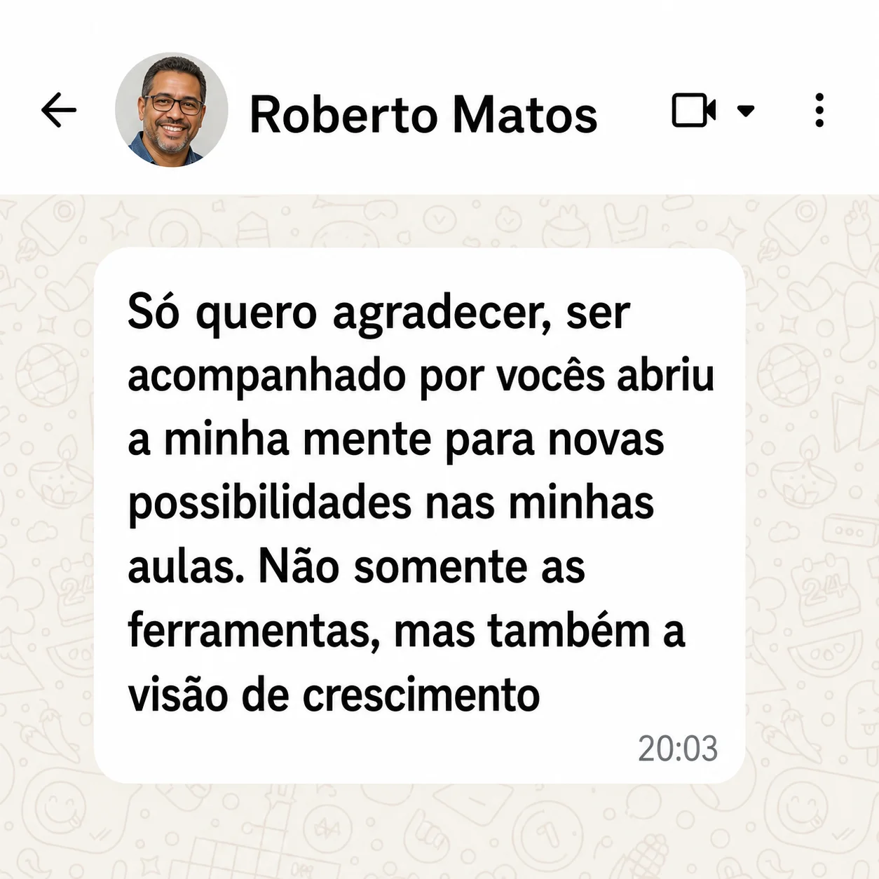 Depoimento de Roberto