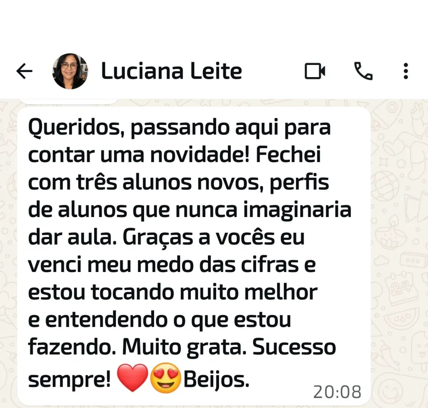 Depoimento de Luciana